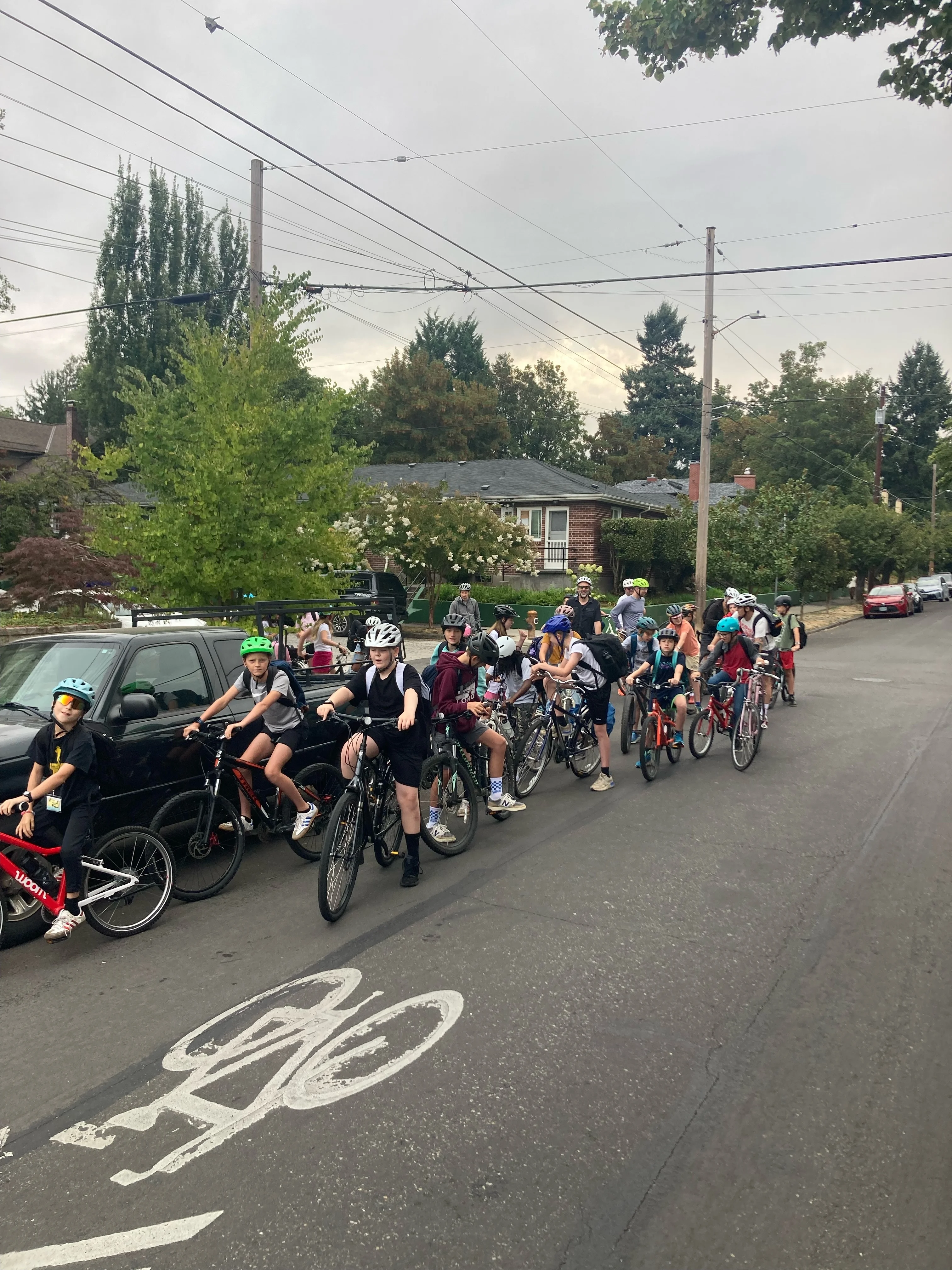Harriet Tubman Middle School Bike Bus